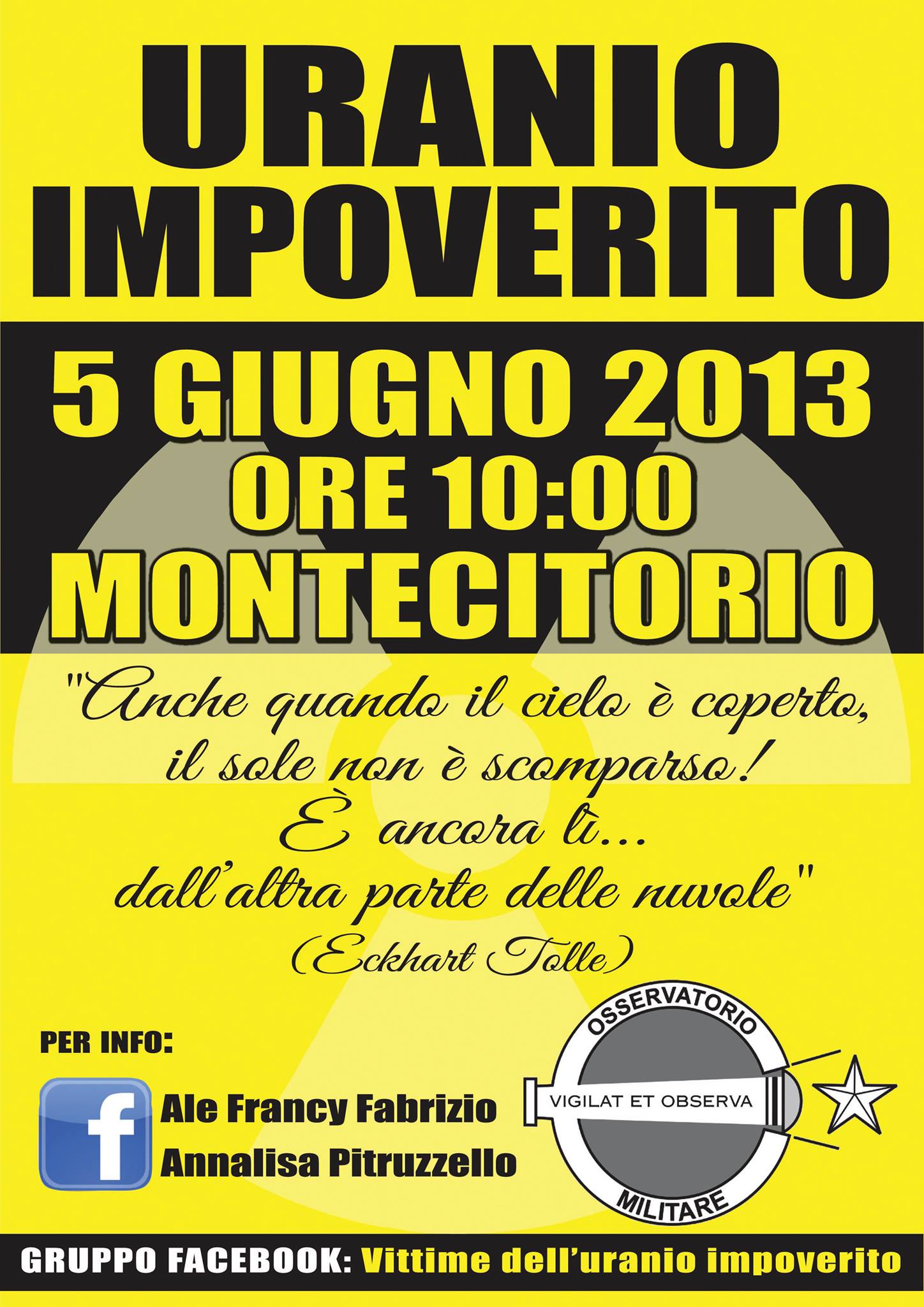 5 Giugno Uranio Impoverito